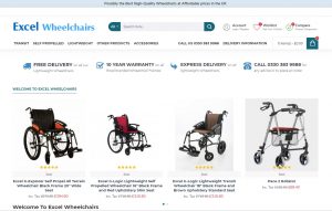 Excel Wheelchairs Online Shop